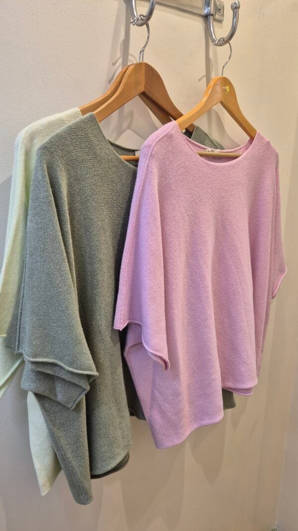 Soft Scoop Neck Short Sleeve Knit