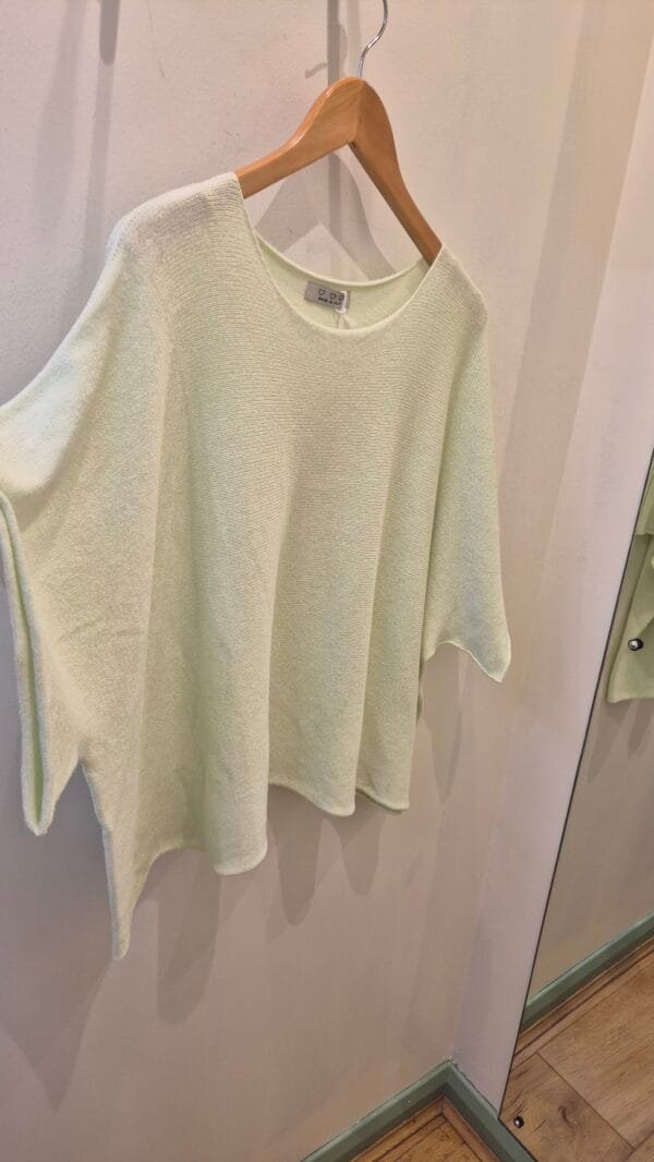 Soft Scoop Neck Short Sleeve Knit