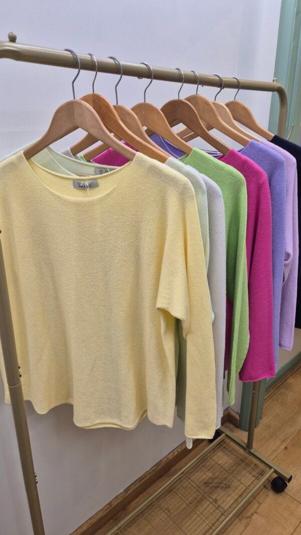 Classic Scoop Neck Fine Knit