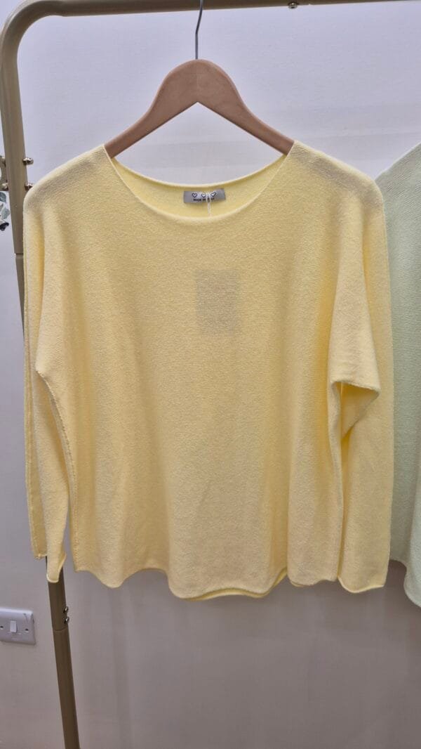 Classic Scoop Neck Fine Knit