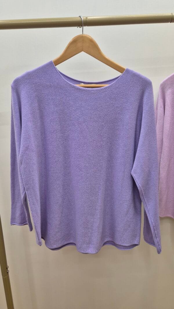 Classic Scoop Neck Fine Knit