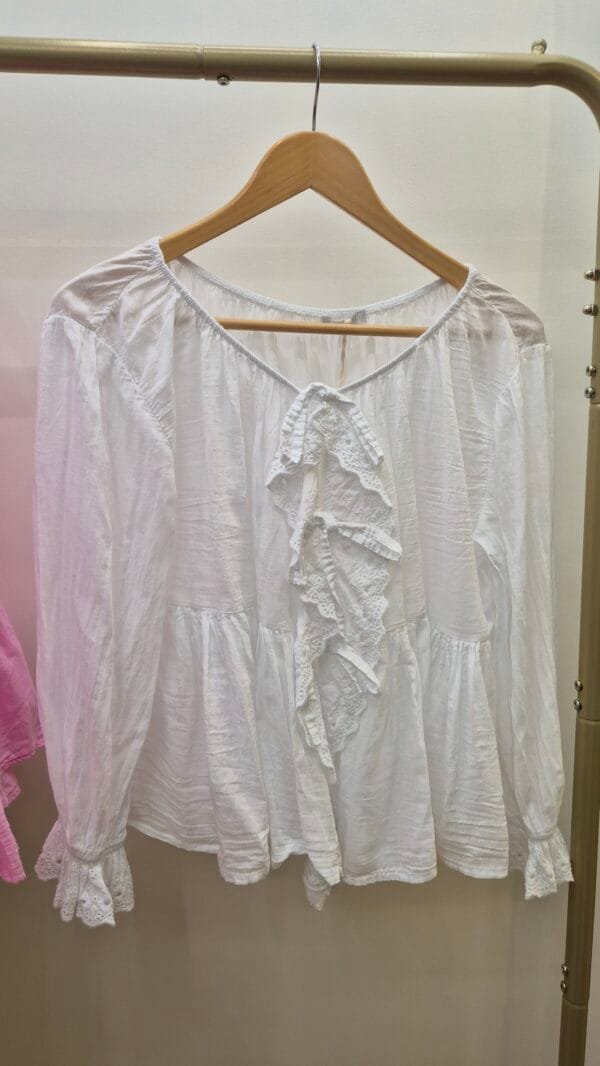 2026/03/1000409599-scaled.jpg Frill Tie Front Cotton Blouse