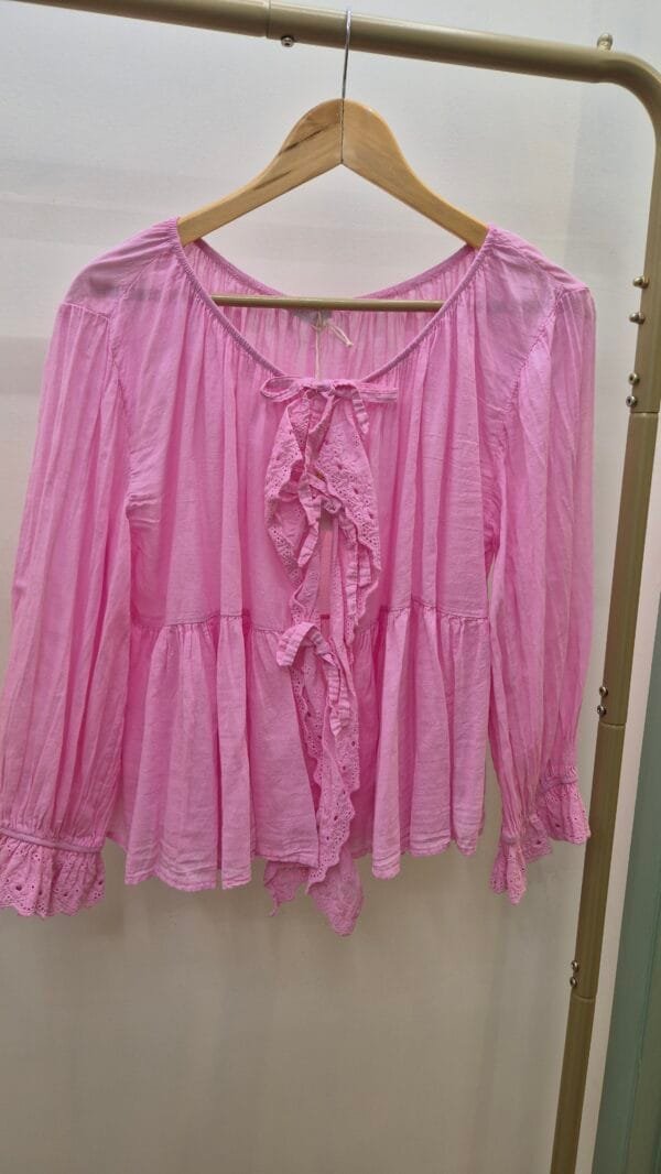 2026/03/1000409602-scaled.jpg Frill Tie Front Cotton Blouse