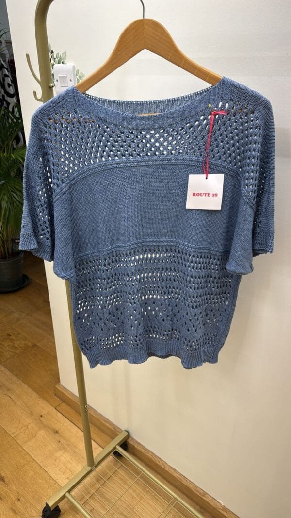 Lightweight Crochet Knit Top