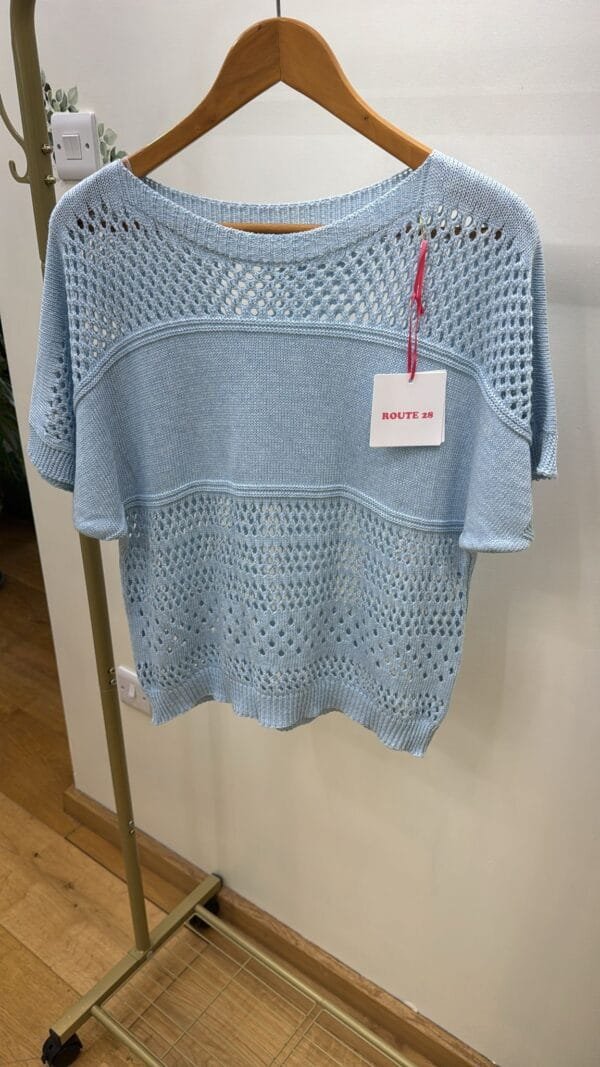 Lightweight Crochet Knit Top