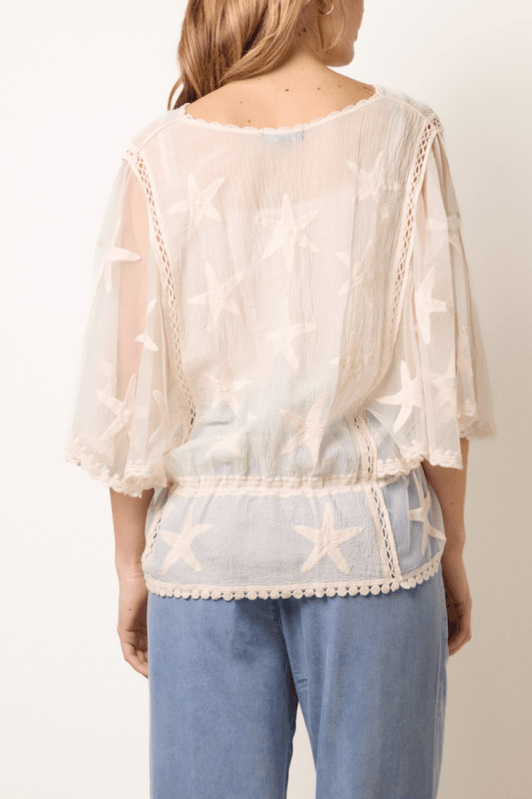 Star Lace Floaty Blouse