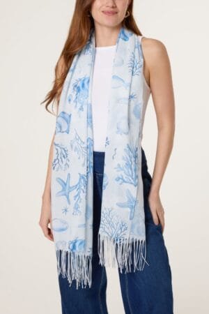Sea-Inspired Lightweight Scarf