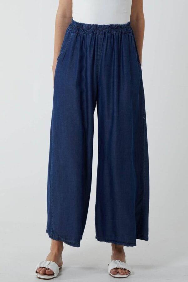 2026/03/1000412081.jpg Denim Culotte Trousers (One Size)