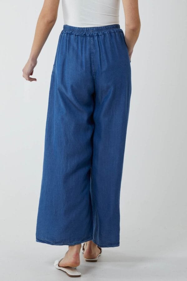 2026/03/1000412084.jpg Denim Culotte Trousers (One Size)