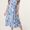 2026/03/1000412089.jpg Blue Floral Ruffle Midi Dress
