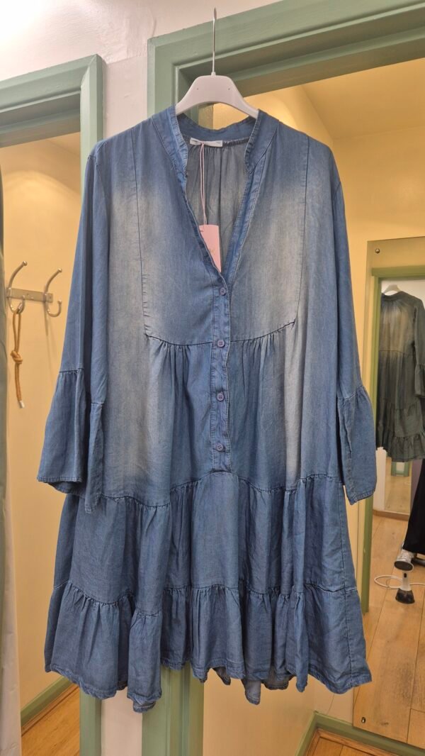 2026/03/1000415630-scaled.jpg Denim Tiered Smock Dress