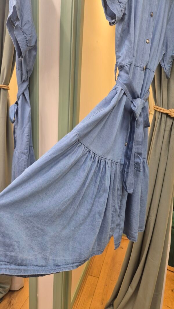 Denim Look Shirt Dress
