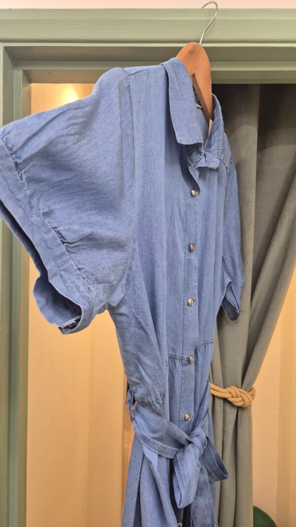 Denim Look Shirt Dress