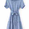 Denim Look Shirt Dress