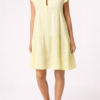 Frill Sleeve Cheesecloth Tiered Dress
