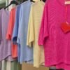 Waffle V-neck Knit