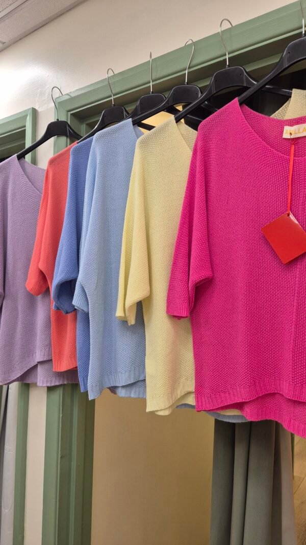 Waffle V-neck Knit