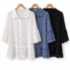 2026/04/1000418072-2.png Cotton Linen Lace Trim Shirt