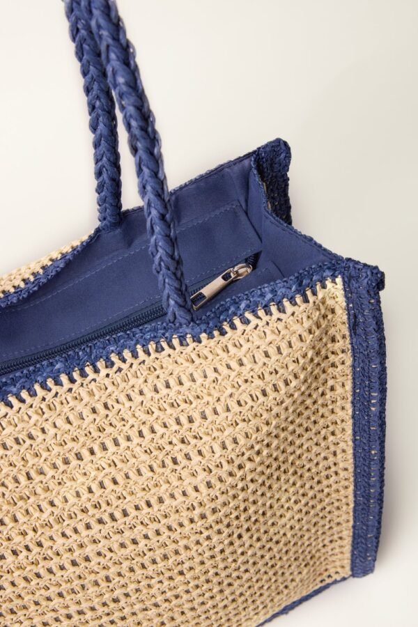 Summer Vibes Woven Tote Bag