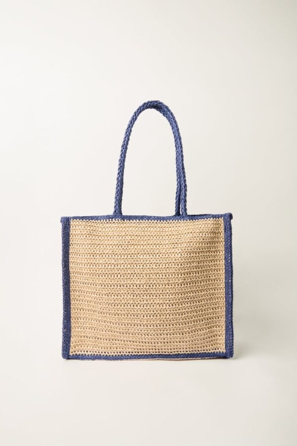 Summer Vibes Woven Tote Bag