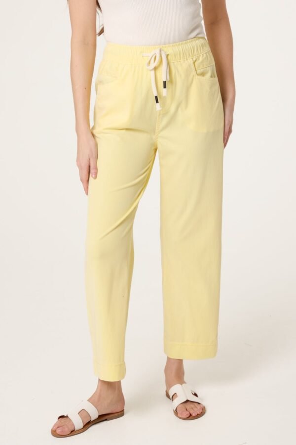 2026/04/1000418355.jpg Lemon Yellow Drawstring Trousers
