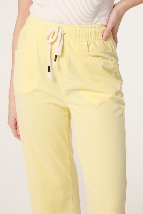 2026/04/1000418356.jpg Lemon Yellow Drawstring Trousers