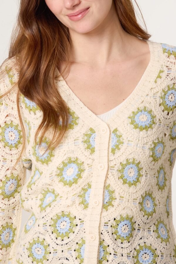 2026/04/1000418399.jpg V-Neck Crochet Cardigan