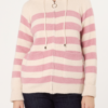 2026/04/1000418466-1.png Striped Cosy Knit Hoodie - Pink