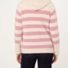 2026/04/1000418468.jpg Striped Cosy Knit Hoodie - Pink