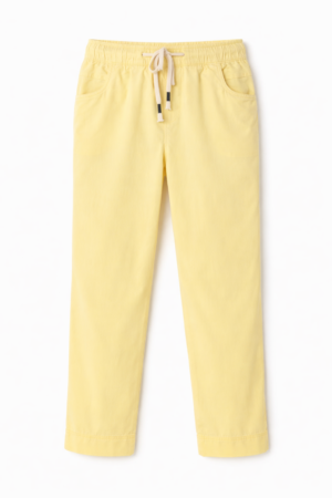 Lemon Yellow Drawstring Trousers