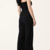 Cheesecloth Bandeau Wide Leg Jumpsuit