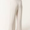 Linen Blend Pinstripe Trousers