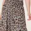 Leopard Print Wide Leg Trousers