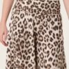 Leopard Print Wide Leg Trousers