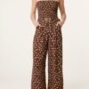 Polka Dot Bandeau Jumpsuit (One Size)