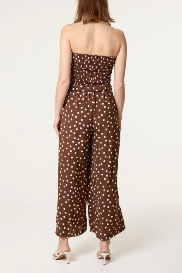 Polka Dot Bandeau Jumpsuit (One Size)