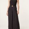 Polka Dot Bandeau Jumpsuit (One Size)