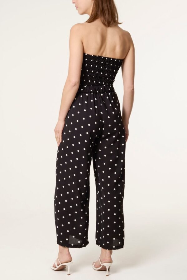 Polka Dot Bandeau Jumpsuit (One Size)