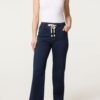 2026/05/1000429818.jpg Tie-Up Stretch Jean Style Trouser