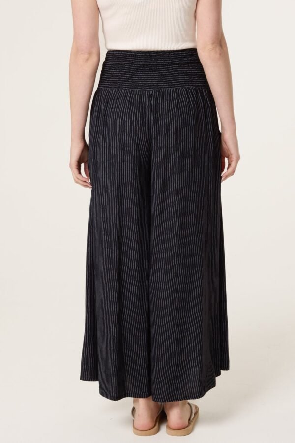 2026/05/1000429859.jpg Shirred Pinstripe Palazzo Trousers