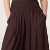 2026/05/1000429861.jpg Shirred Pinstripe Palazzo Trousers