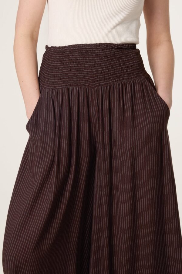 2026/05/1000429861.jpg Shirred Pinstripe Palazzo Trousers