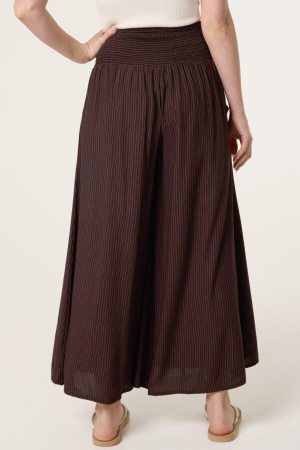 2026/05/1000429863.jpg Shirred Pinstripe Palazzo Trousers