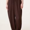 Relaxed Drawstring Harem Trousers