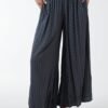 Patterned Wide Leg Culotte Trousers