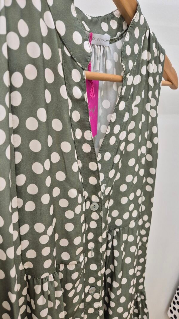 Tiered Spotty Dress