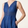 Denim Wide Leg Jumpsuit