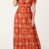 Sunset Shores Starfish Maxi Dress