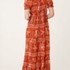 Sunset Shores Starfish Maxi Dress