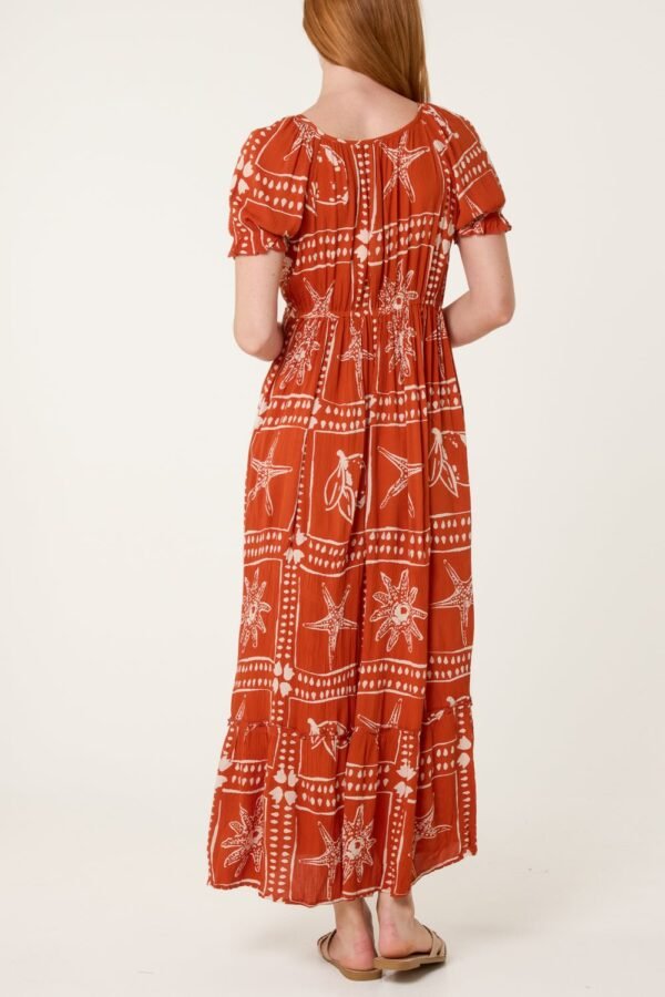 Sunset Shores Starfish Maxi Dress